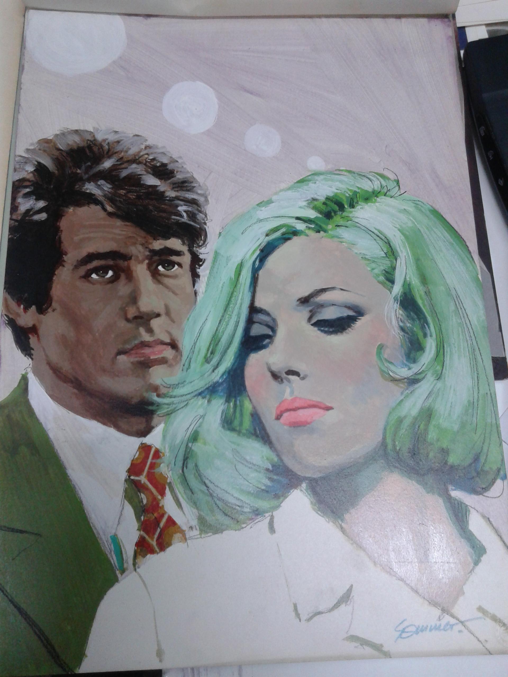 Original en color de Manfred Sommer (dibujante de Frank Cappa) modelo numerado 20