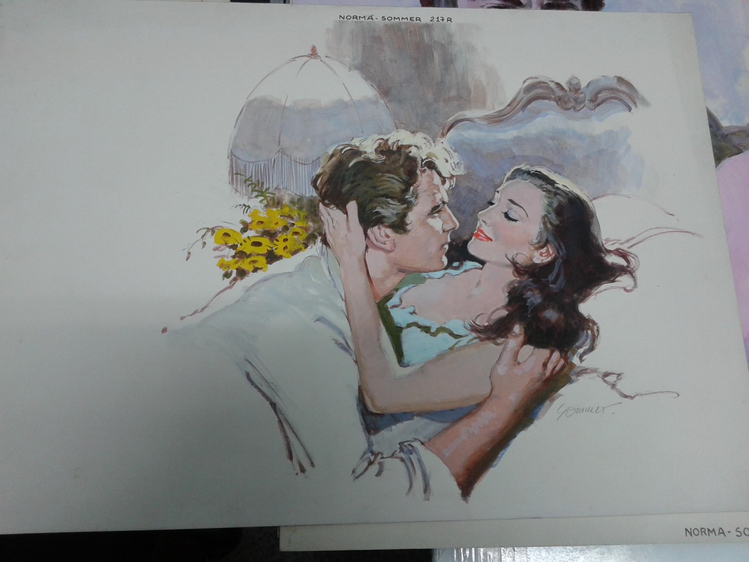 Original en color de Manfred Sommer (dibujante de Frank Cappa) modelo numerado 4