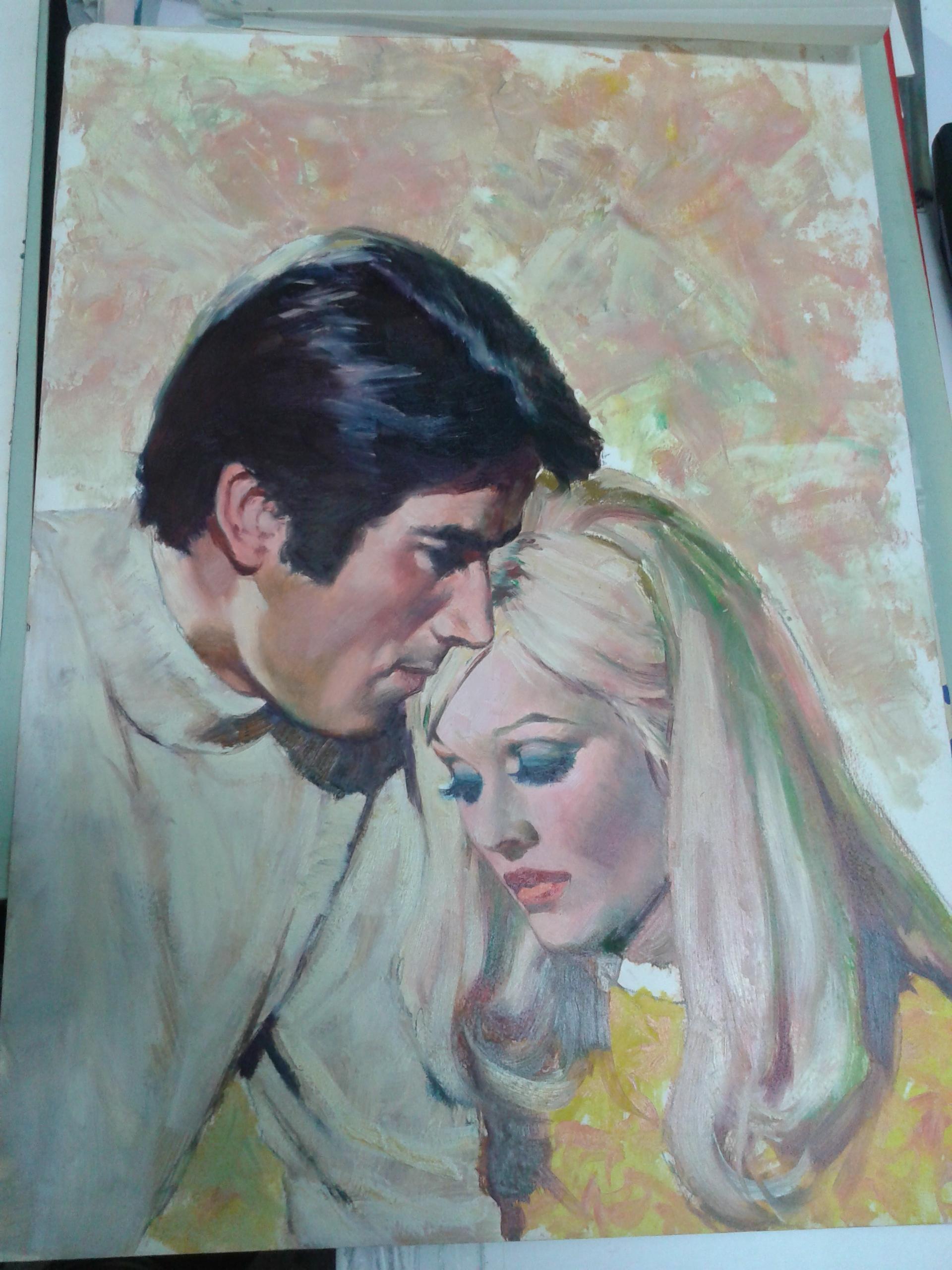 Original en color de Manfred Sommer (dibujante de Frank Cappa) modelo numerado 8