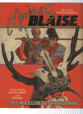 MODESTY BLAISE: THE WARLODS OF PHOENIX - Peter O'Donnell (Titan Books 1987)