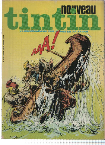 NOUVEAU TINTIN, Numero 114: Les Demons du Temps Immobile (Lombard 1978)