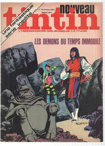 NOUVEAU TINTIN, Numero 110: Les Demons du Temps Immobile (Lombard 1978)
