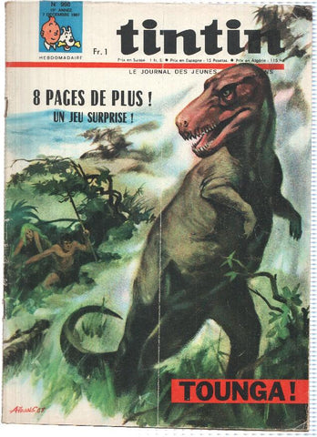 TINTIN LE JOURNAL, Numero 0998: TOUNGA (Dargaud 1967)