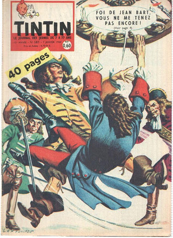 TINTIN LE JOURNAL, Numero 0585: Un Coup d'Audace due Jean Bart (Dargaud 1960)