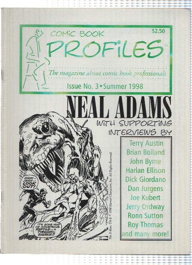COMIC BOOK PROFILES, Numero 03: NEAL ADAMS (Summer 1998)