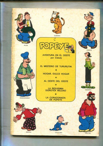 Popeye de Burulan edicion 1971 numero 06 (no conserva la cubierta) (hojas sueltas)