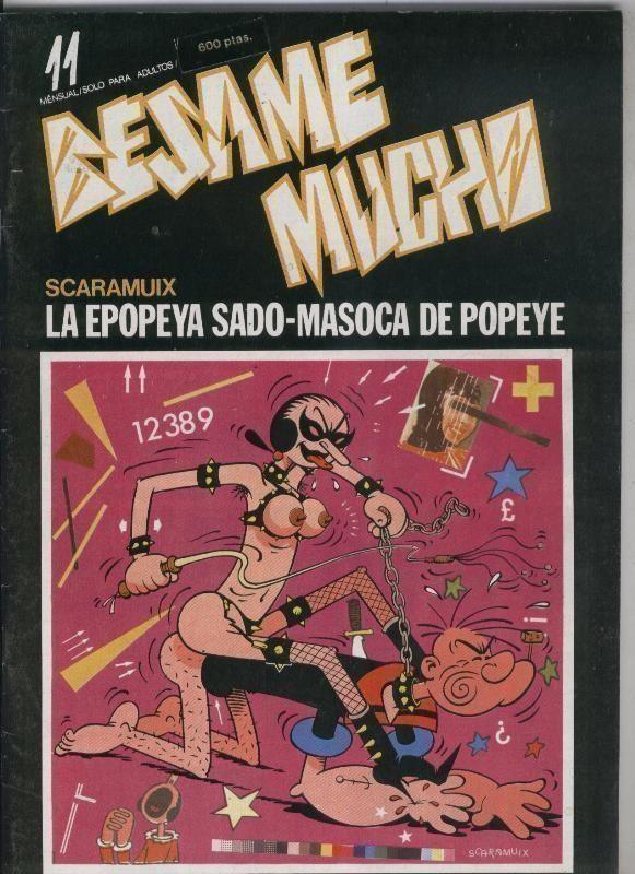Besame mucho numero 11:  La epopeya sado-masoca de Olivia y Popeye en la cubierta