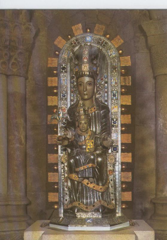 Postal Virgenes 249 : Santa Maria la Real, Ujue (Navarra)