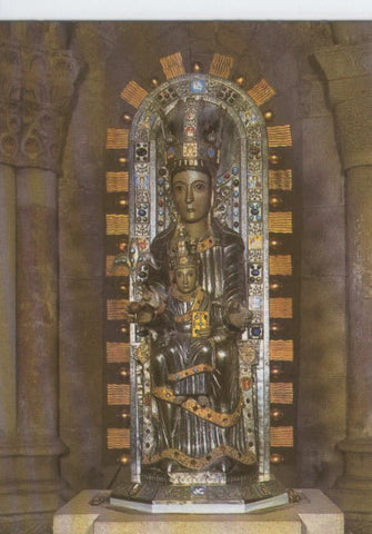 Postal Virgenes 249 : Santa Maria la Real, Ujue (Navarra)