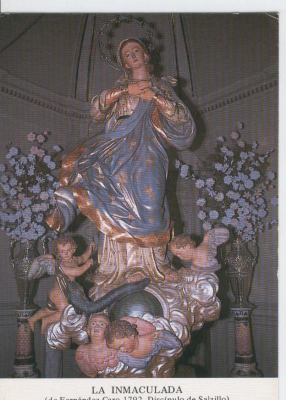 Postal Virgenes 417 : La Inmaculada, Caravaca (Murcia)