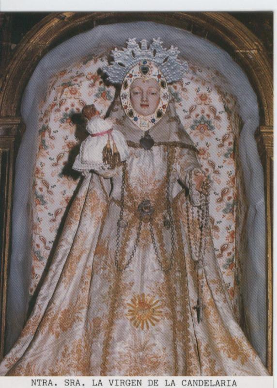 Postal Virgenes 435 : Nuestra Señora La Virgen de la Candelaria, patrona de Hontoria (Segovia)