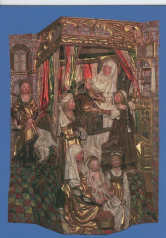 Postal Virgenes 1064  : El nacimiento de la Virgen