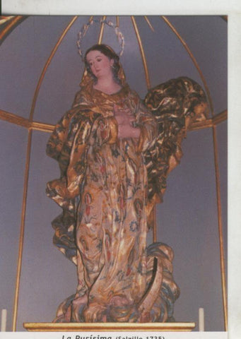 Postal 009695: Virgen La Purisima  (Salzillo), Clarisas de Murcia