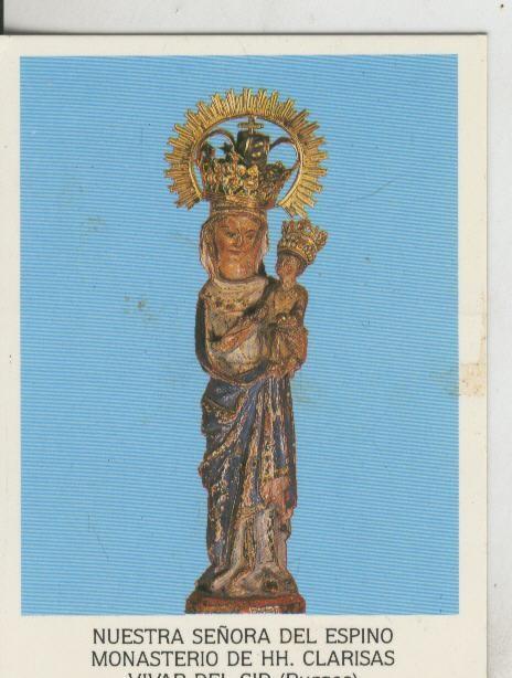 Postal 010332: Virgen Ntra Sra del Espino, Vivar del Cid de Burgos