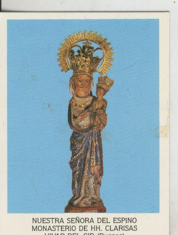 Postal 010332: Virgen Ntra Sra del Espino, Vivar del Cid de Burgos