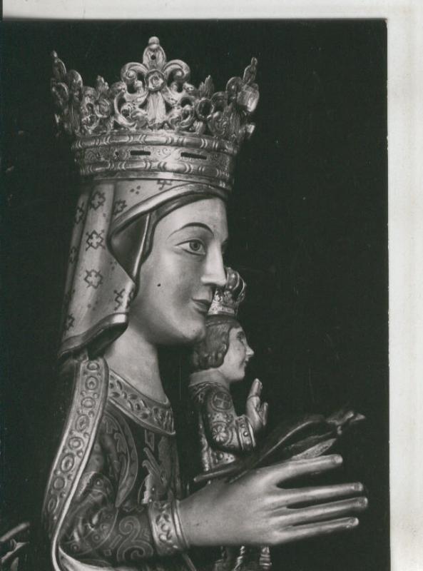 Postal 010477:  Virgen Santa Maria de Queralts en Berga