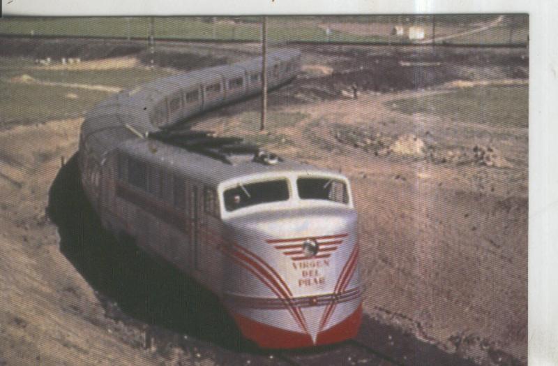 Postal 010957: Locomotora talgo Virgen del Pilar