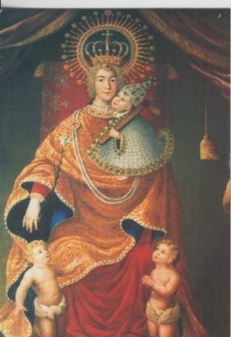 Postal 009350: Virgen Ntra Sra de los Desamparados, convento Santa Clara, Pontevedra