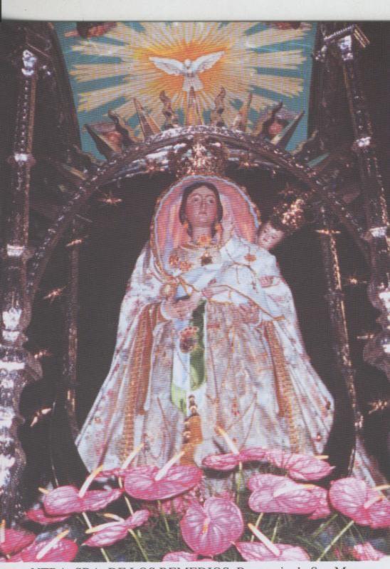 Postal 009292: Virgen Ntra Sra de los Remedios, parroquia San Marcos, patrona de Tegueste,Tenerife