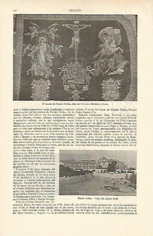 LAMINA ESPASA 2462: Frontal de Fernan Nuñez obra de Meneses y Osorio