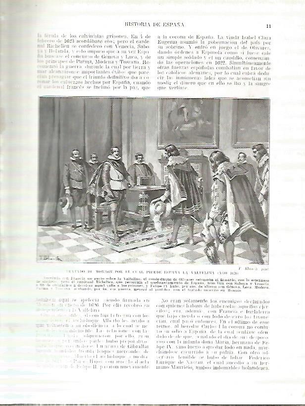 LAMINA 9104: Tratado de Monzon en 1626