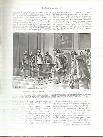 LAMINA 9104: Tratado de Monzon en 1626