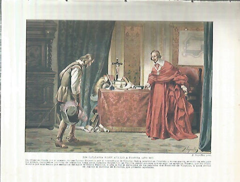 LAMINA 9113: Los catalanes piden auxilio a Francia en 1640