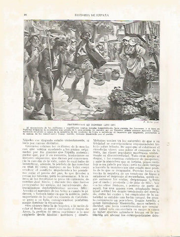 LAMINA 9125: Insurreccion en Napoles en 1647
