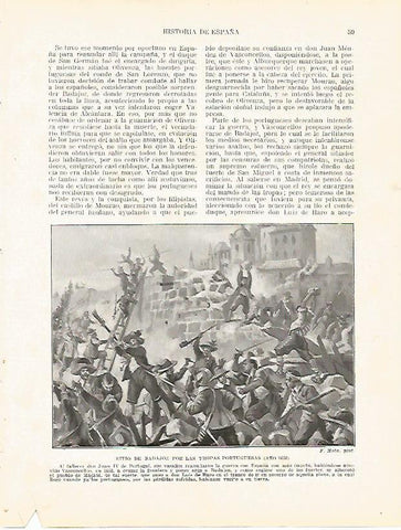 LAMINA 9132: Sitio de Badajoz por las tropas de Portugal en 1658