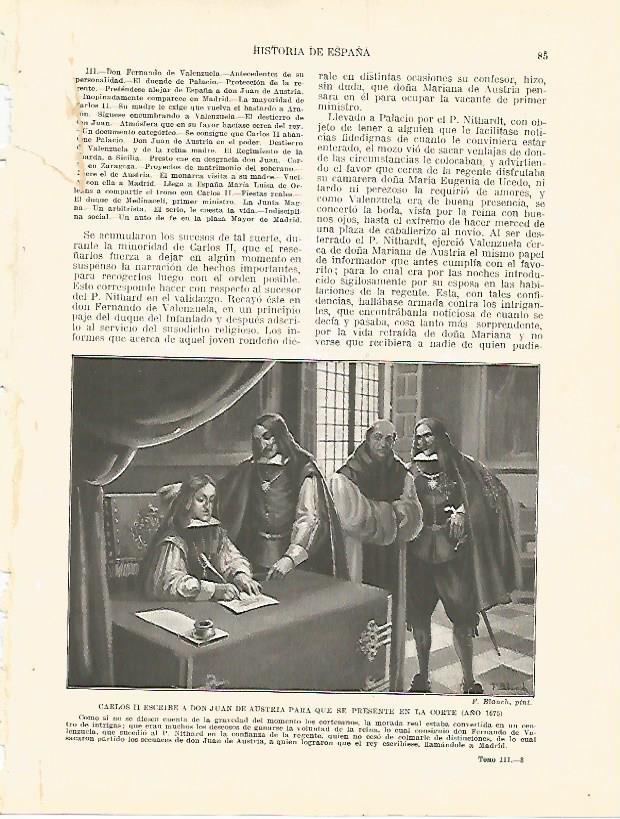 LAMINA 9147: Carlos II escribe a Juan de Austria para que se presente en la Corte en 1675