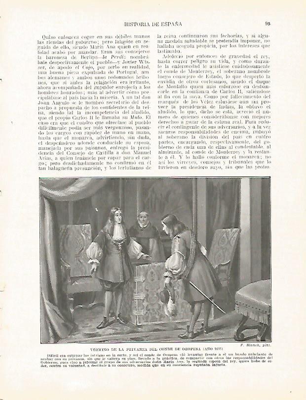 LAMINA 9152: Termino de la privanza del Conde de Oropesa en 1691