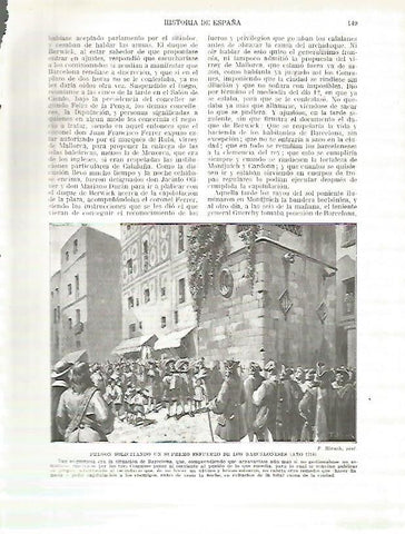 LAMINA 9182: Pregon solicitando un esfuerzo a los barceloneses en 1714