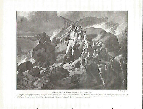 LAMINA 9228: Batalla de Trafalgar (año 1805)