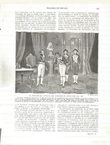 LAMINA 9231: El Principe de Asturias Don Fernando es arrestado en 1807