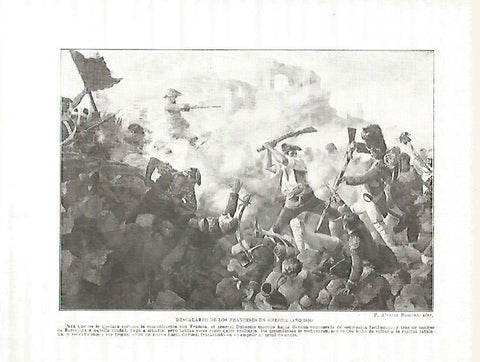 LAMINA 9236: Descalabro de los franceses en Girona (año 1806)
