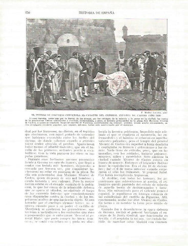 LAMINA 9243: El cadaver del General Alvarez de Castro en Figueres Girona en 1810
