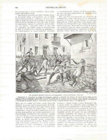 LAMINA 9253: El General Manso expulsa de Sabadell a los franceses en 1813