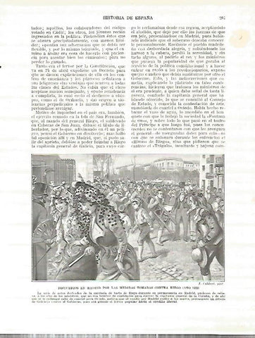 LAMINA 9265: Disturbios en Madrid por las medidas tomadas contra Riego en 1820