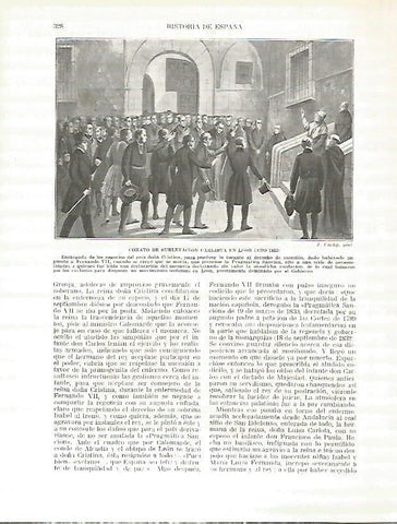 LAMINA 9288: Conato de la sublevacion carlista en Leon en 1833