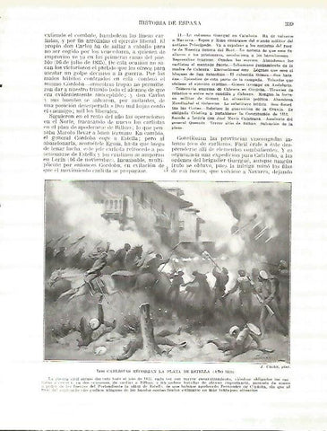 LAMINA 9295: Los carlistas recobran Estella en 1835