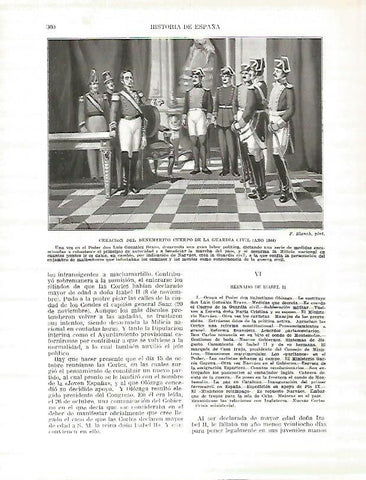 LAMINA 9305: Creacion de la Guardia Civil en 1844