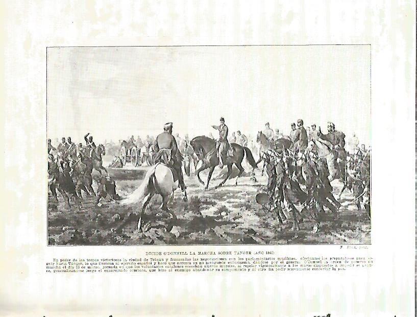 LAMINA 9314: O Donnell decide la marcha sobre Tanger (año 1860)