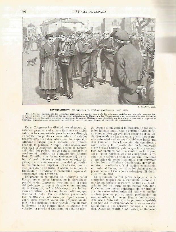 LAMINA 9322: Levantamiento carlista de 1872