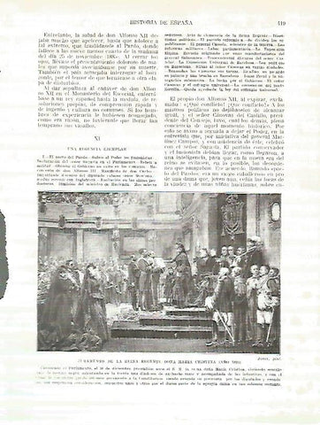 LAMINA 9336: Juramento de la Reina Regente Maria Cristina en 1885