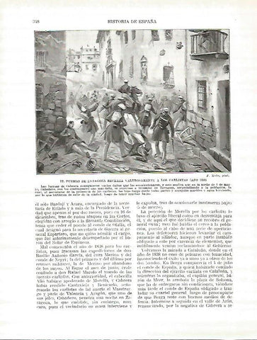 LAMINA 9356: Zaragoza rechaza a los carlistas en 1838