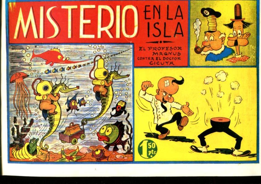 Facsimil El Profesor Magnus contra Dr.Cicuta : Misterio en la isla