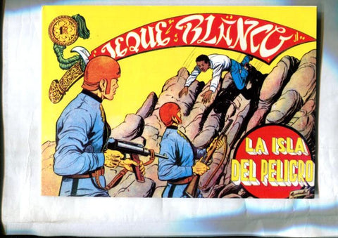 Facsimil: Jeque Blanco numero 125: La isla del peligro