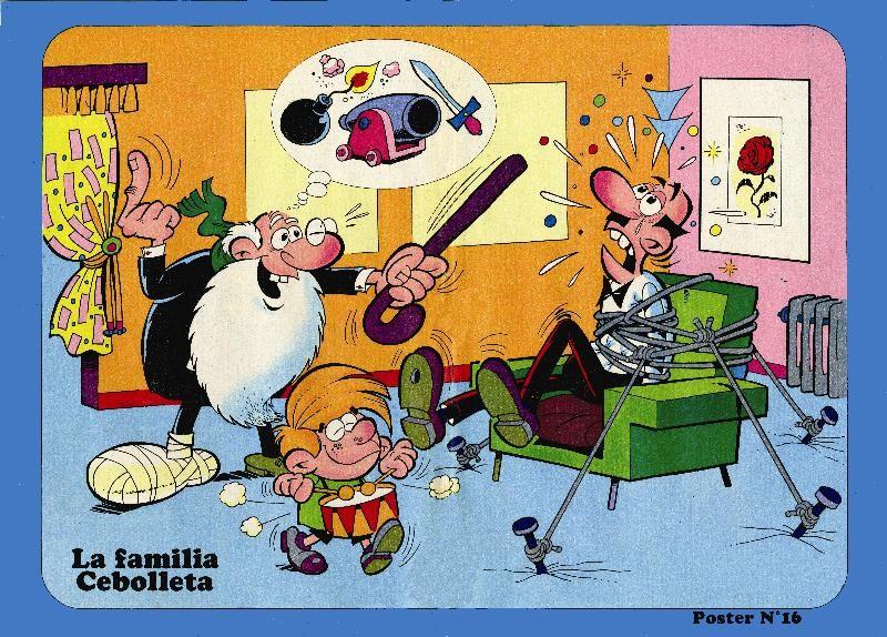 El Boletin: Poster DIN 3 numero 069: La familia Cebolleta