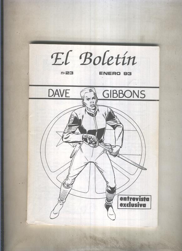 El Boletin trimestral numero 023: Dave Gibbons