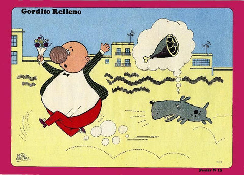 El Boletin: Poster DIN 3 numero 066: Gordito Relleno